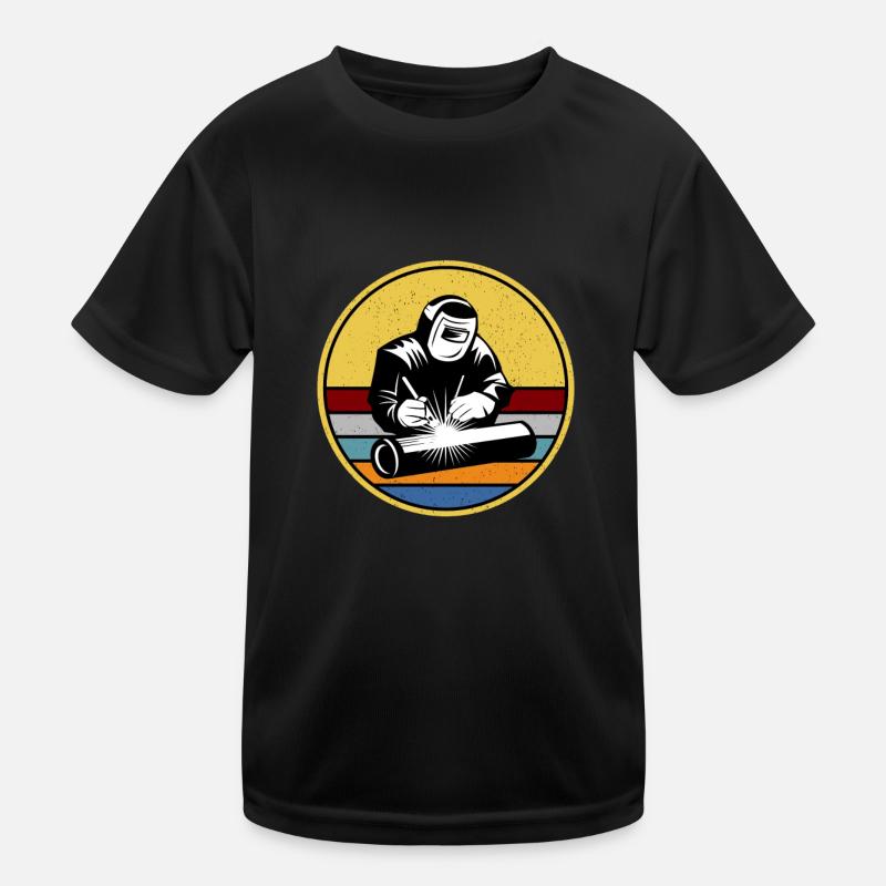 Schweißer Schweißen Beruf Schweisser Handwerker Kinder Funktions-T-Shirt
