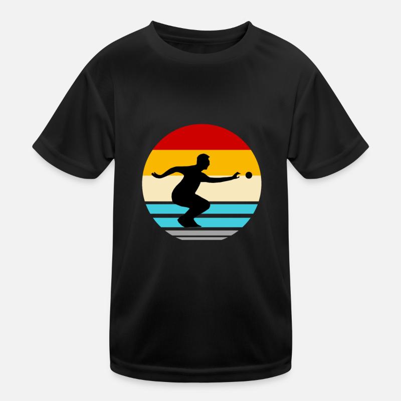 Boule Pétanque pétanque boule boule boule T-shirt sport Enfant