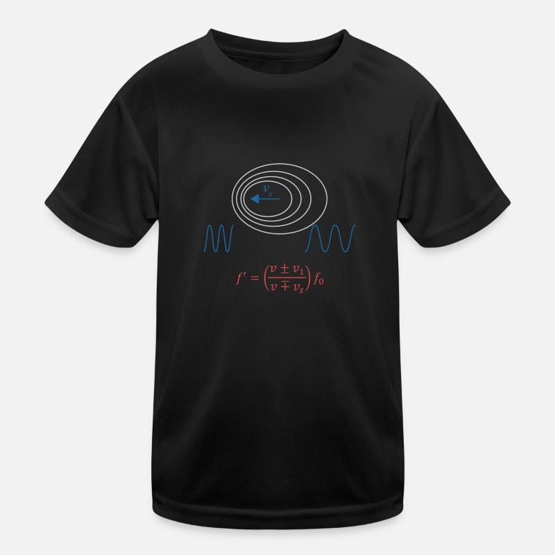 Physik Doppler Effekt Geschenk Physiker Welle Kinder Funktions-T-Shirt