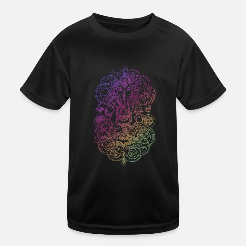 Ganesh rainbow Kinder Funktions-T-Shirt
