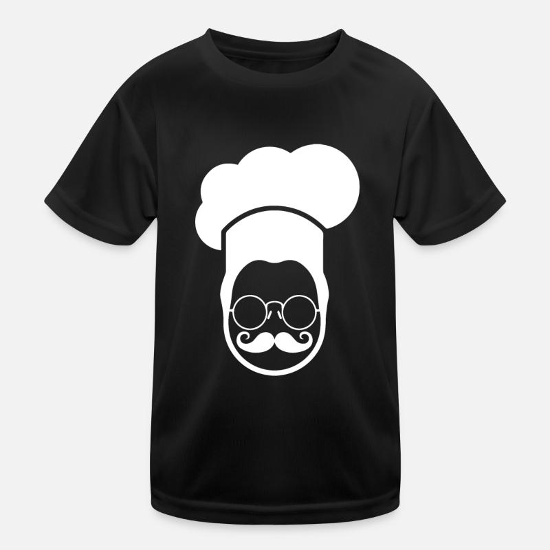 Koch kochen backen Kinder Funktions-T-Shirt