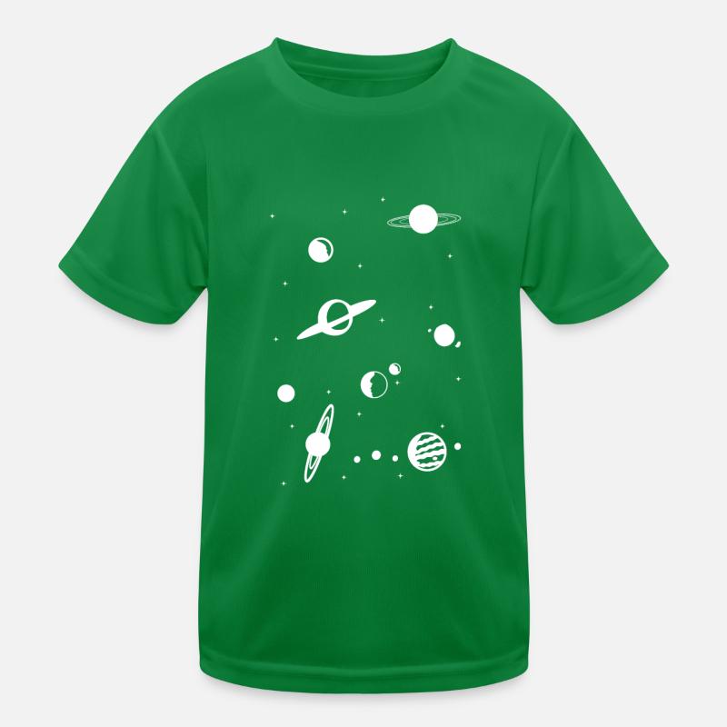 blank planets Kids Functional T-Shirt
