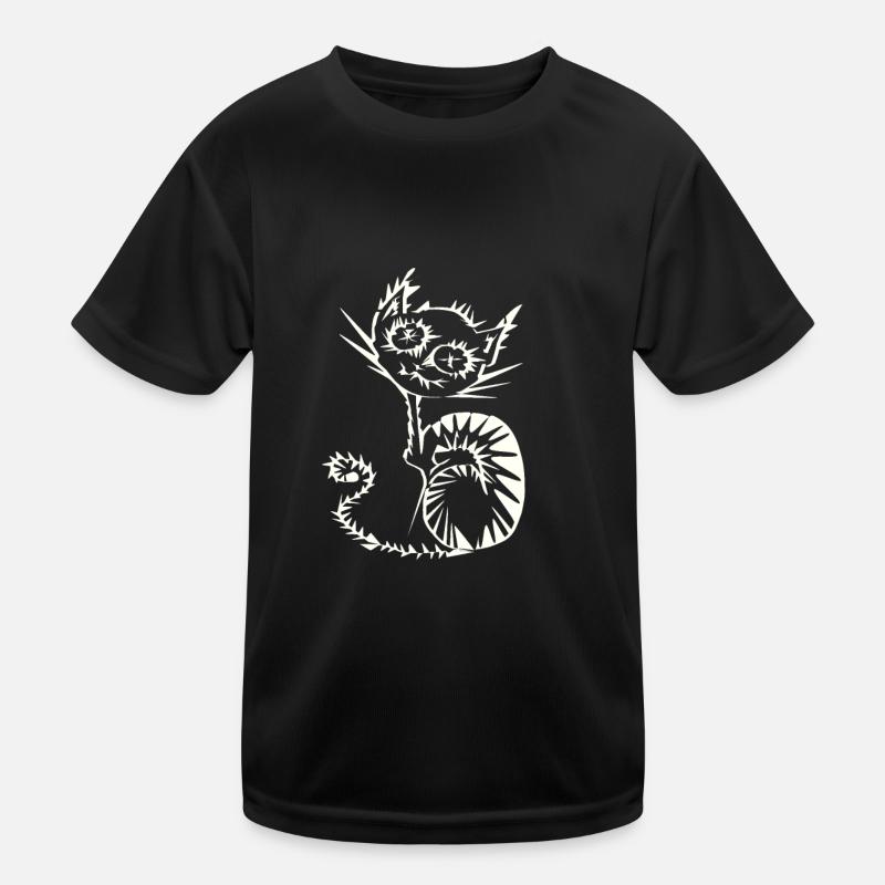 Luzide Katze (dunkel) Kinder Funktions-T-Shirt
