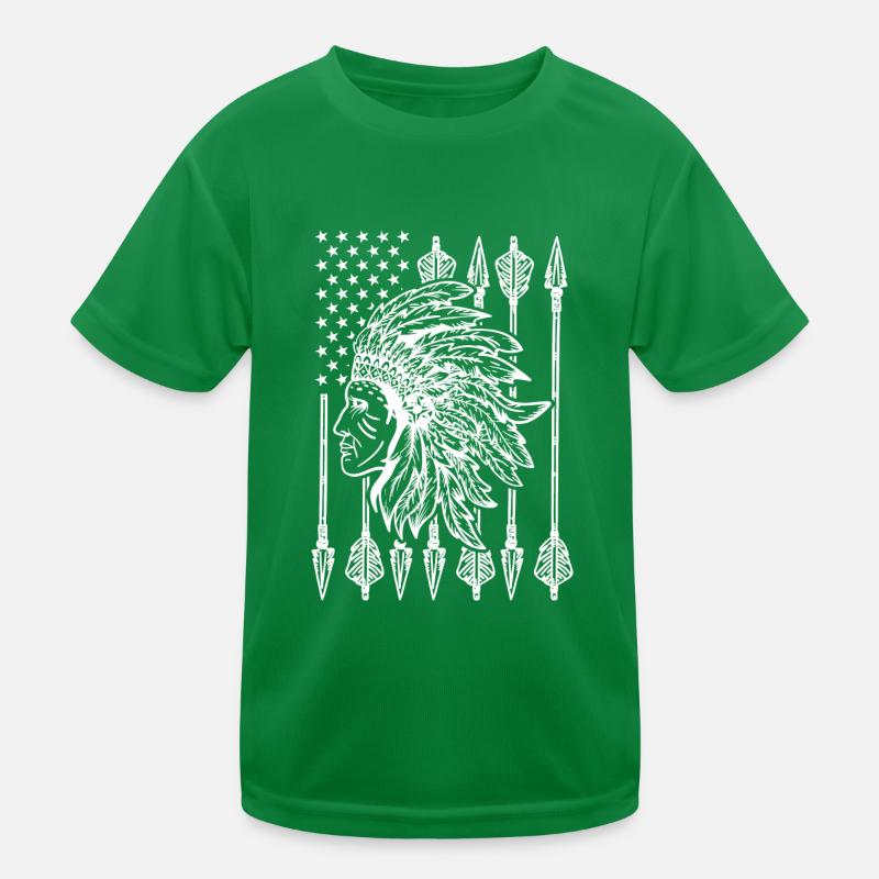 Native Americans Gift Idea Kids Functional T-Shirt