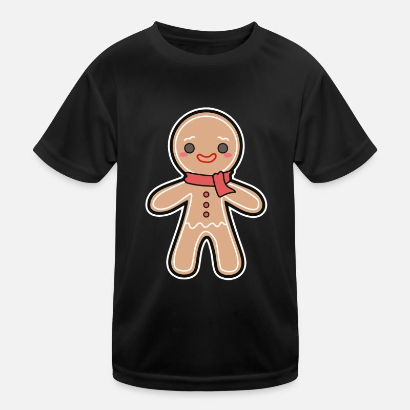 Lebkuchenmann Kinder Funktions-T-Shirt