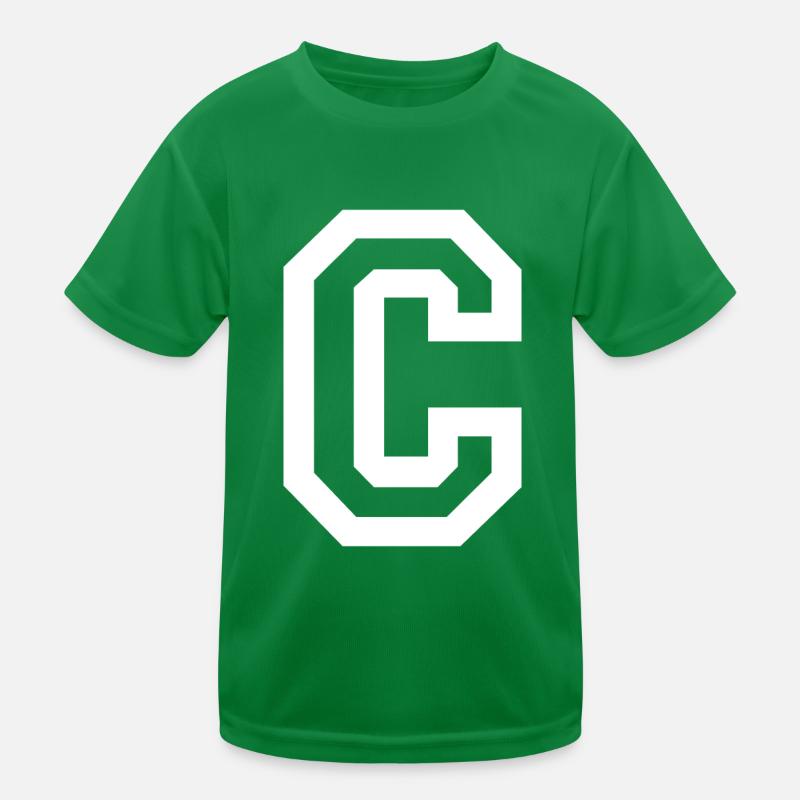 Lettre C T-shirt sport Enfant