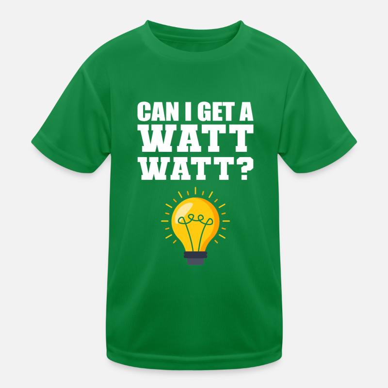 Watt Watt? Electrical Engineer Poison Kids Functional T-Shirt