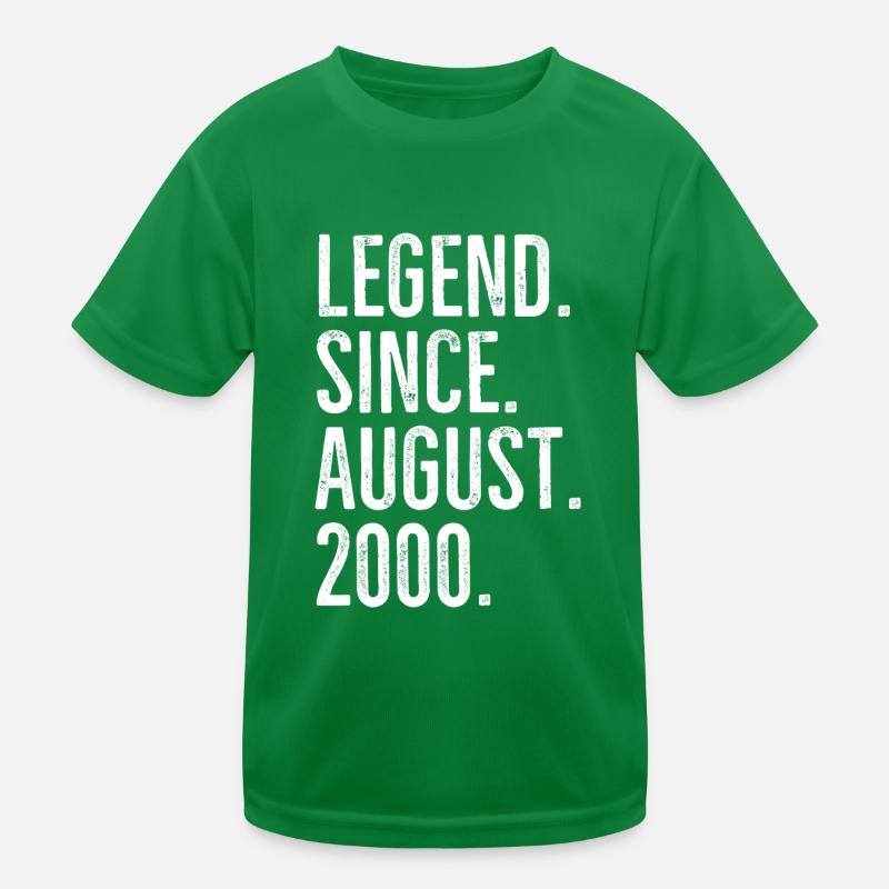 Legende seit August 2000 Kinder Funktions-T-Shirt