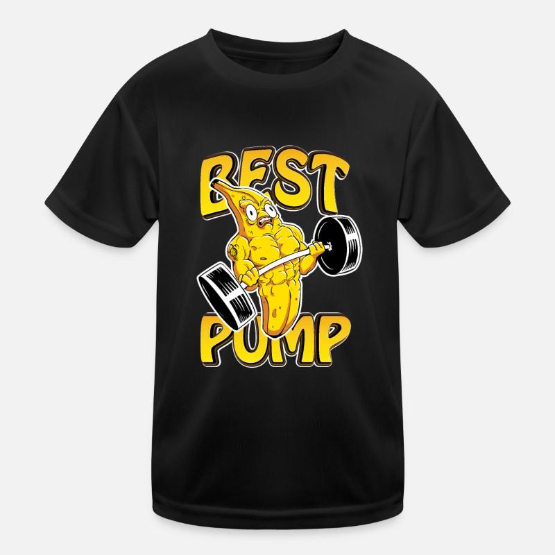 Pumpen Best Pump Geschenk - Kinder Funktions-T-Shirt - Schwarz