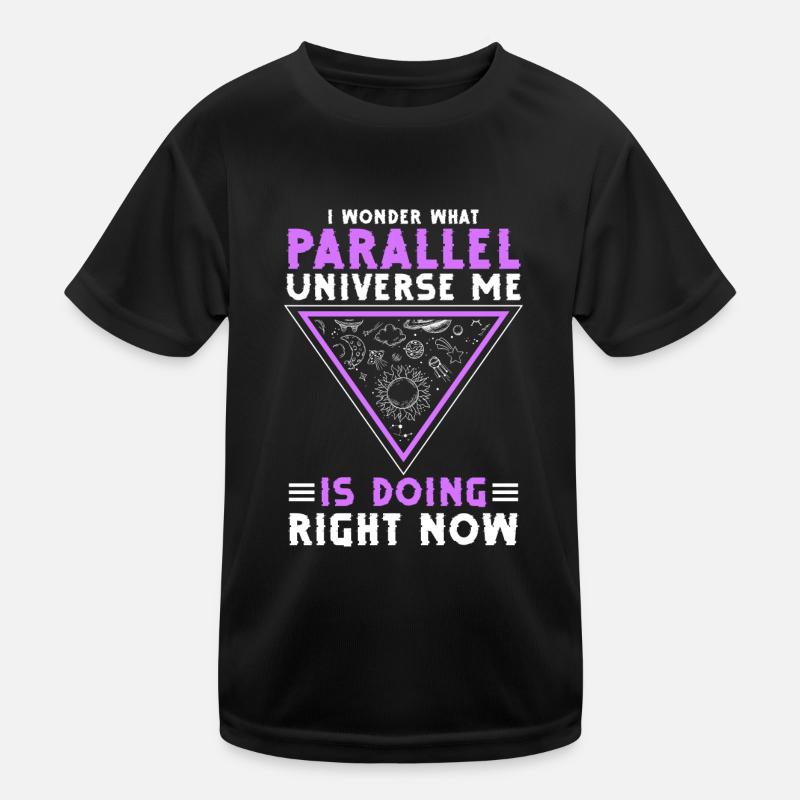 Sterne Raumschiff Kosmos Kinder Funktions-T-Shirt