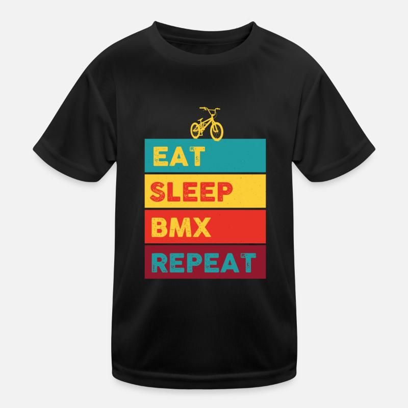 BMX Sport Extreme Leidenschaft Kinder Funktions-T-Shirt