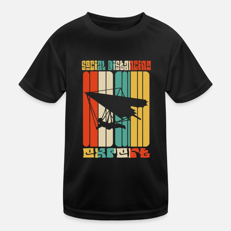 Expert en distanciation sociale Deltaplane T-shirt sport Enfant