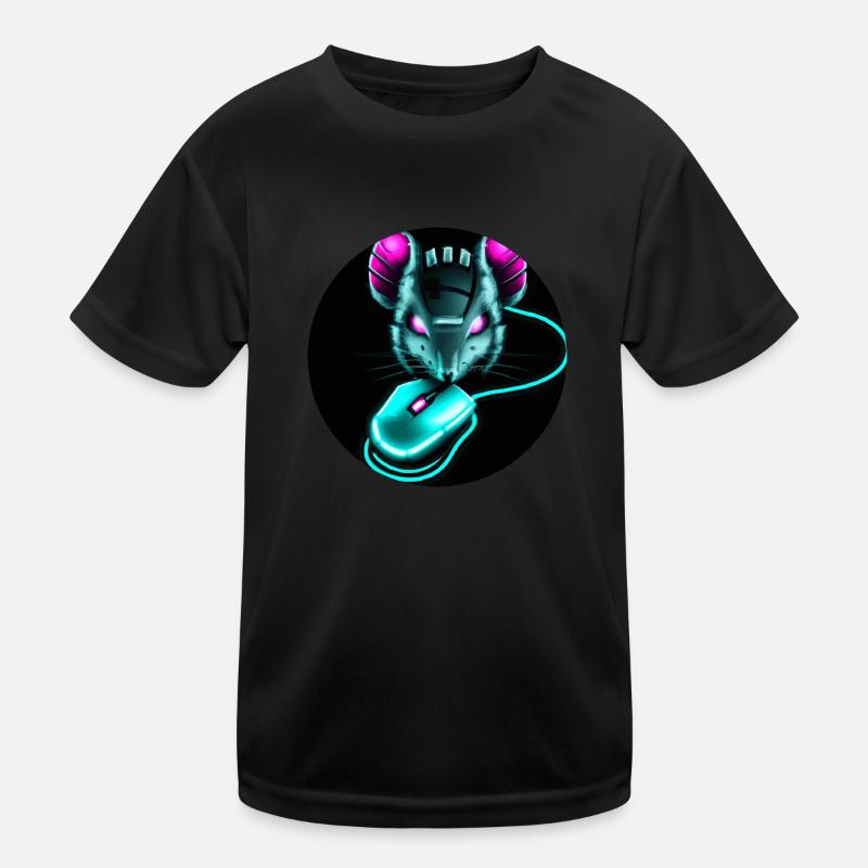 Cyber mouse Kids Functional T-Shirt