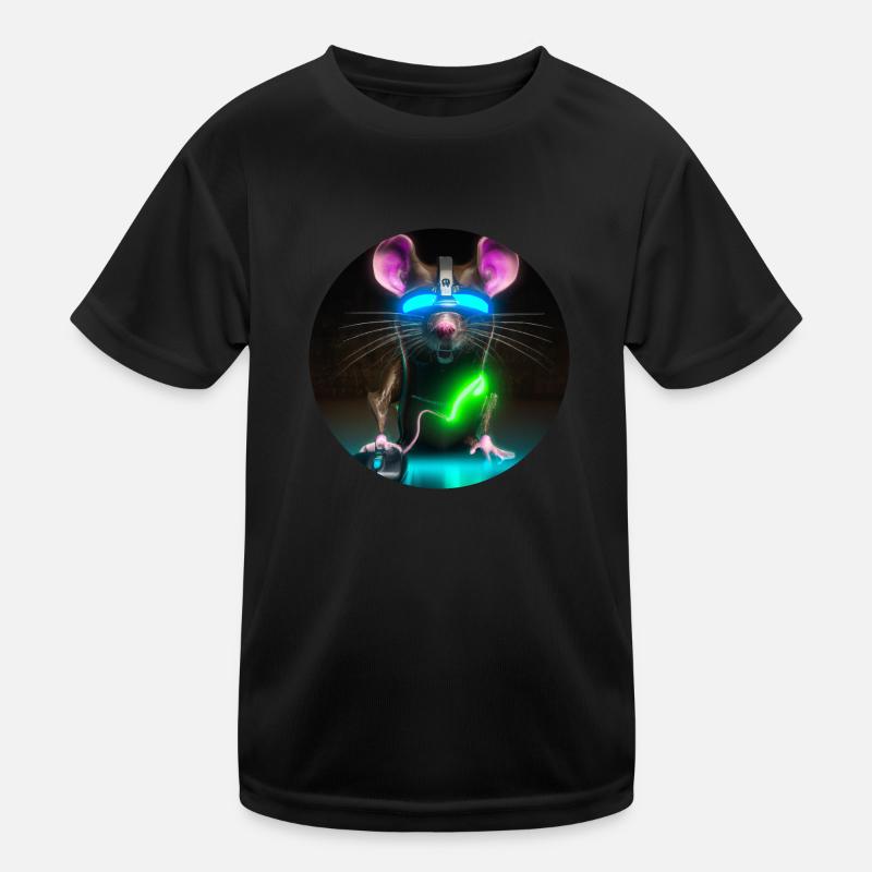 Cyber-Maus Kinder Funktions-T-Shirt