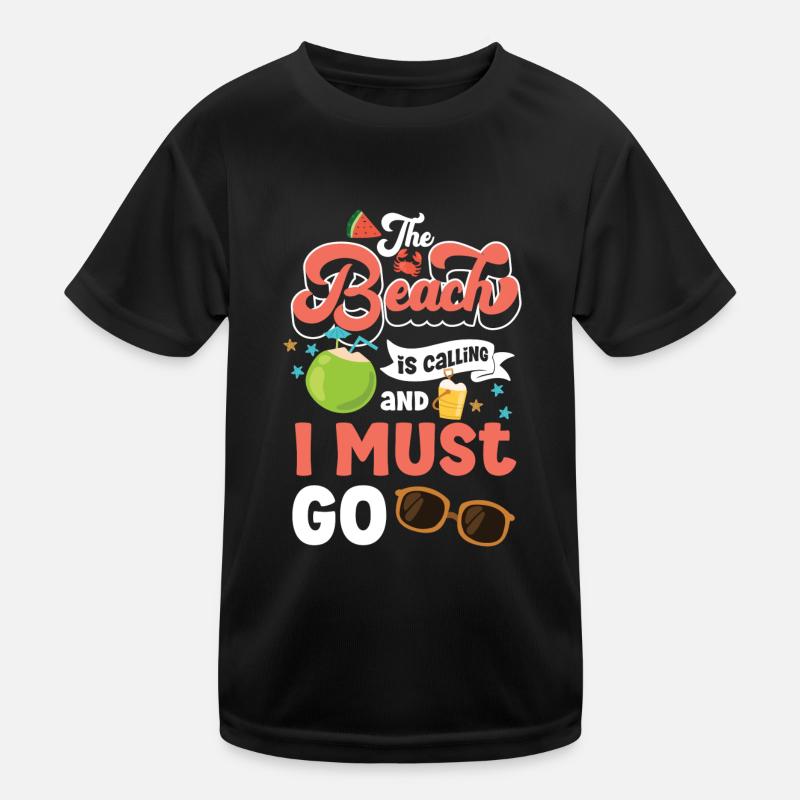 Beach Waves Breeze Kids Functional T-Shirt