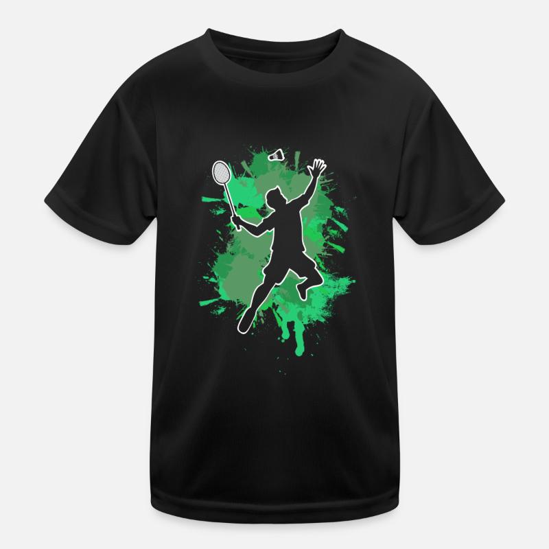 Badminton Kinder Funktions-T-Shirt