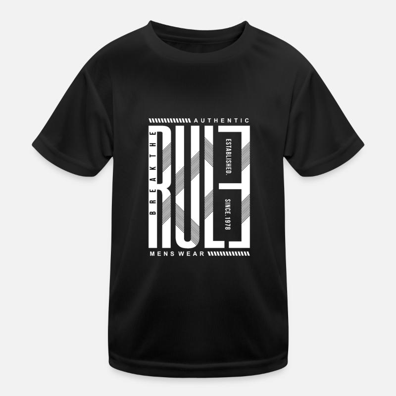 Brechen Sie die Regel Kinder Funktions-T-Shirt