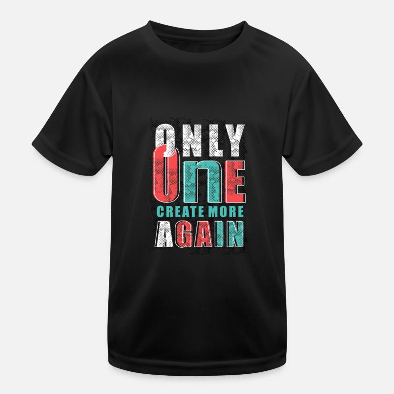 One create more gain Kids Functional T-Shirt