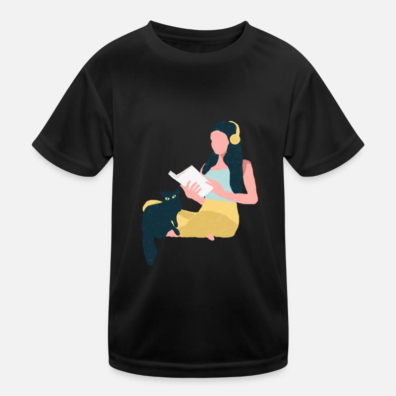Musik und Lesung Kinder Funktions-T-Shirt