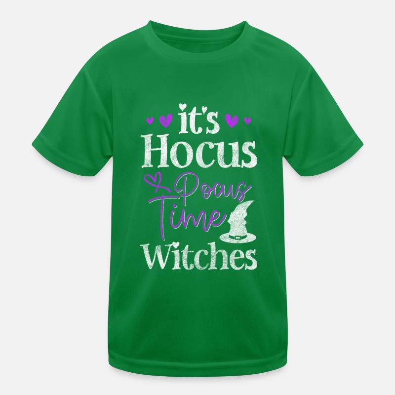 Witchcraft Broom Spell Wicca Kids Functional T-Shirt