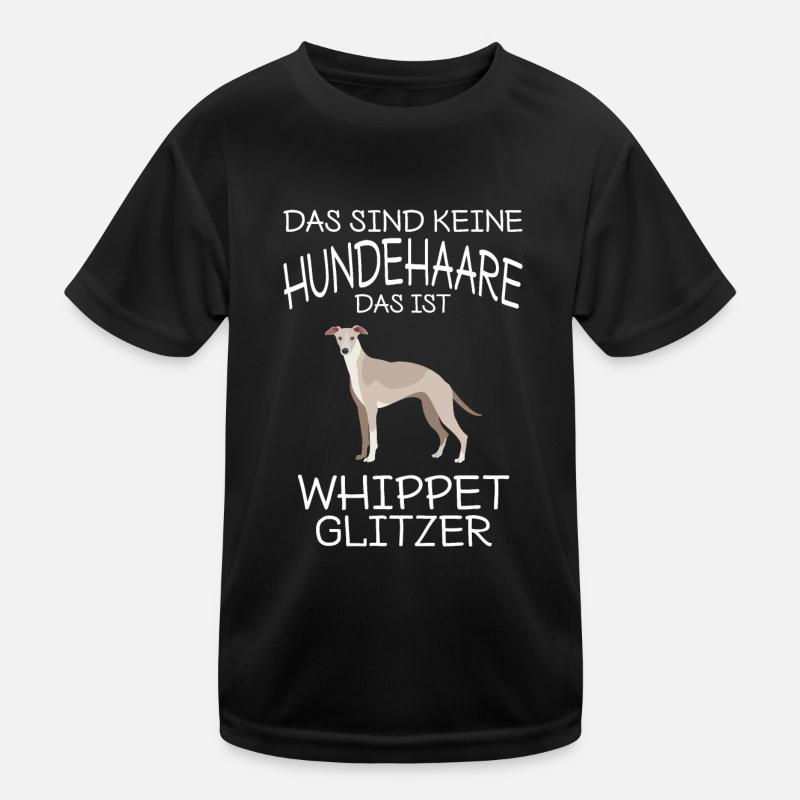 Whippet Hundehalter Das Ist Whippet Glitzer Kinder Funktions-T-Shirt