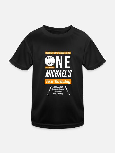 Adobe Express 20230920 2011550 1 - Kids Functional T-Shirt - black - Front