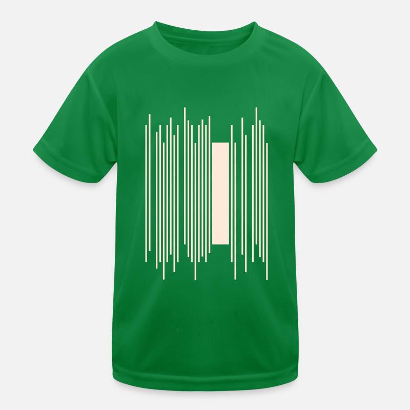 Abstract Design Frequency Kids Functional T-Shirt