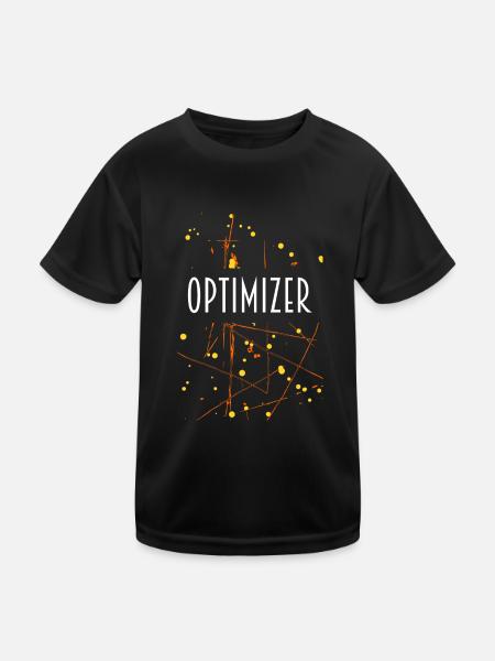 OPTIMIZER D54 24 - Kids Functional T-Shirt - black - Front