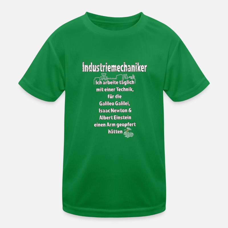 Industriemechaniker Kinder Funktions-T-Shirt
