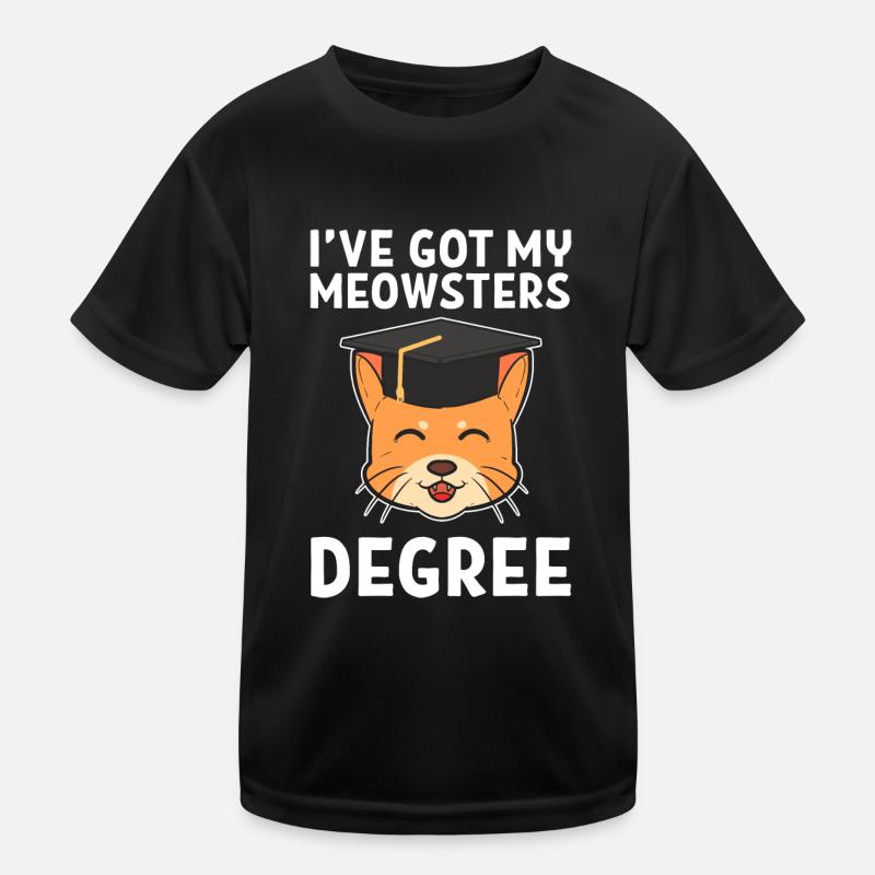 Master Studium Abschlussfeier Kinder Funktions-T-Shirt