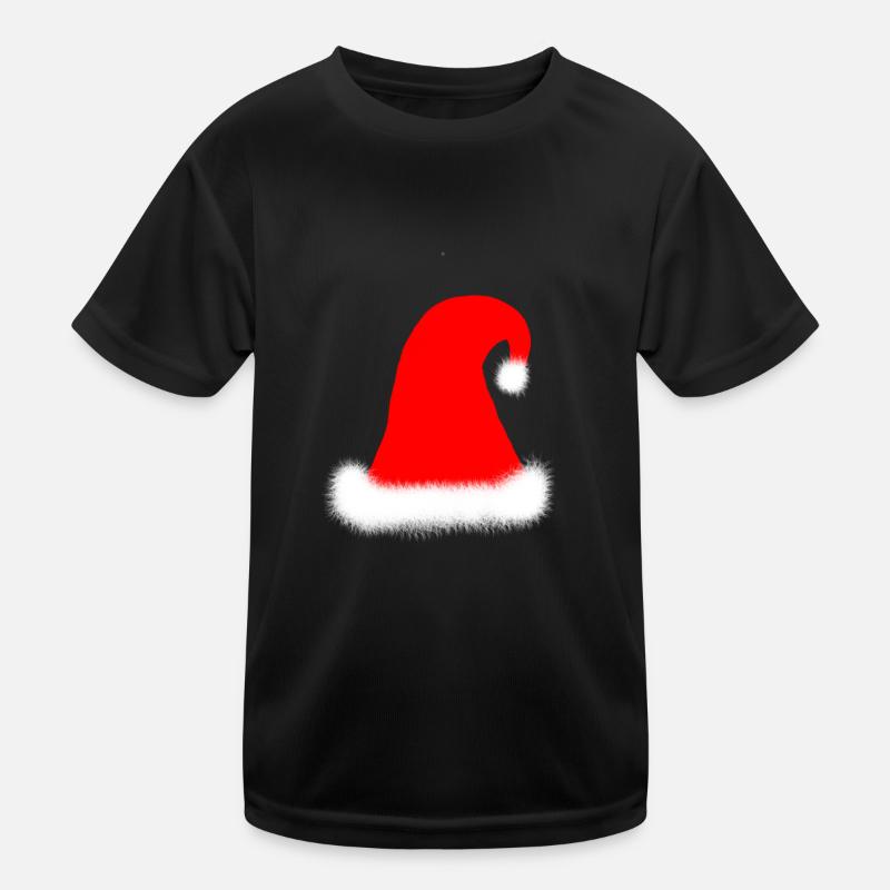 Classic Christmas Hat Kids Functional T-Shirt