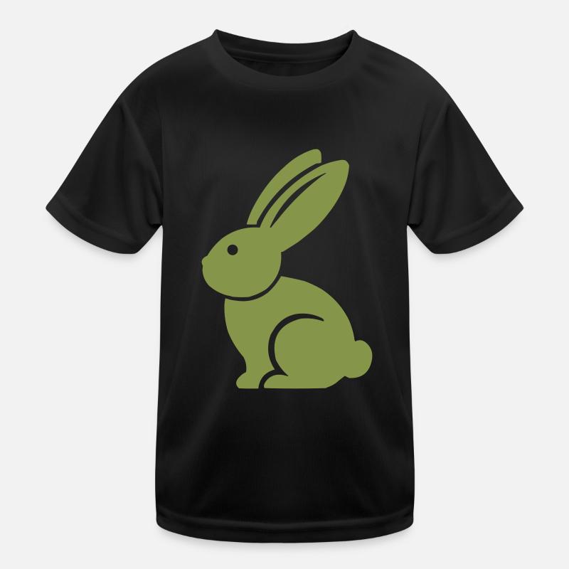 Rabbit Rabbit - Kids Functional T-Shirt - black