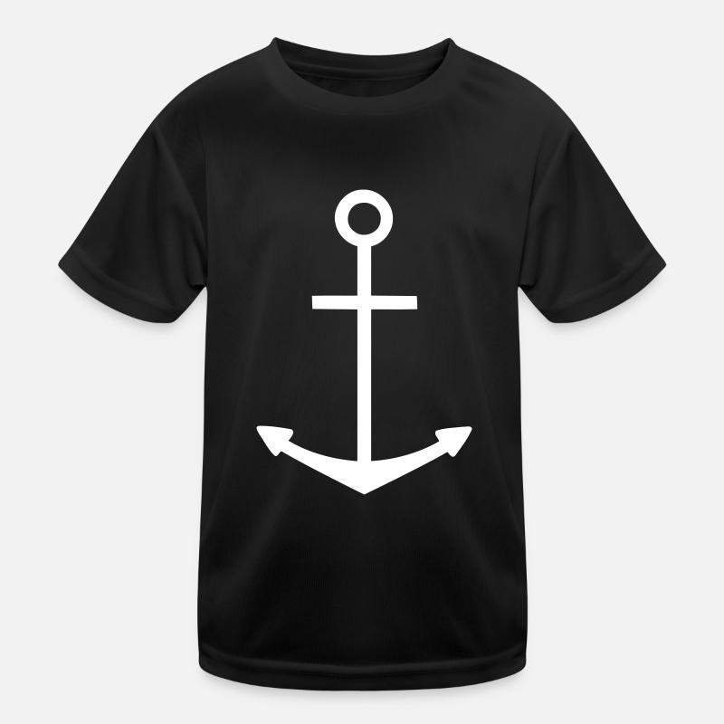 Anchor - Kids Functional T-Shirt - black