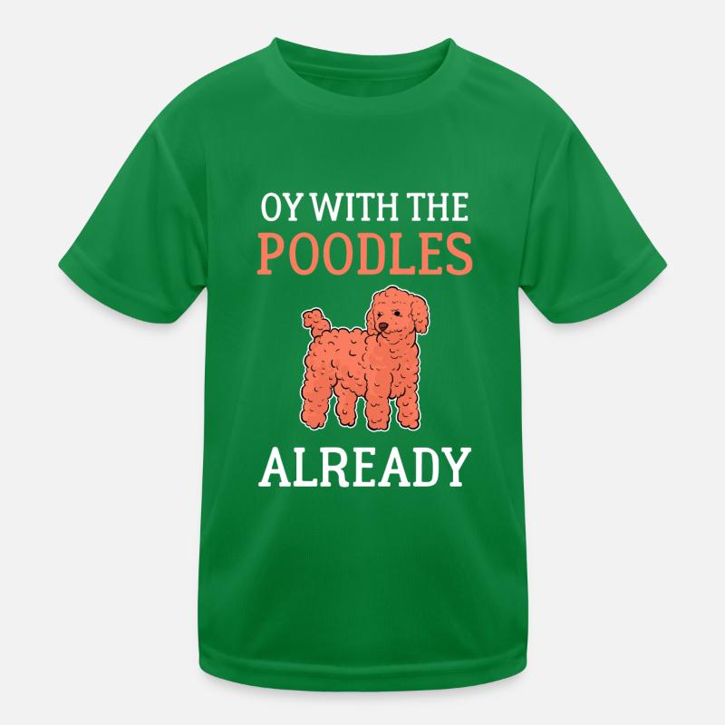 Pudel Kinder Funktions-T-Shirt