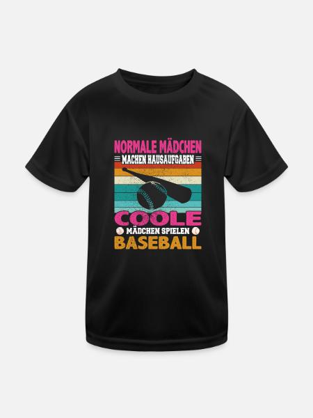 Normale Mädchen machen Hausaufgaben coole spielen - Kinder Funktions-T-Shirt - Schwarz - Vorne