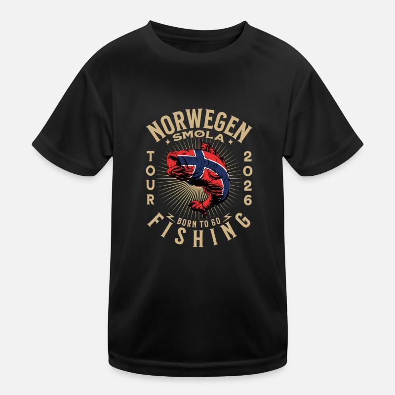 Pêche à Smøla 2026 T-shirt sport Enfant