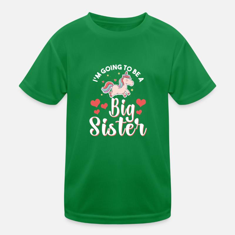 I'm Going To Be A Big Sister Kids Functional T-Shirt