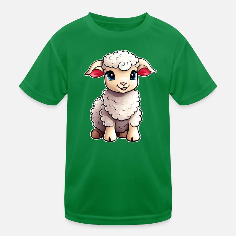 Cute little lamb Kids Functional T-Shirt