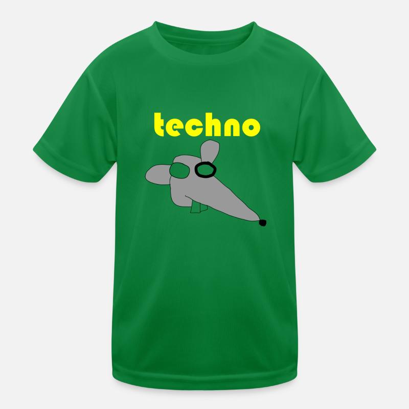 techno maus Kinder Funktions-T-Shirt