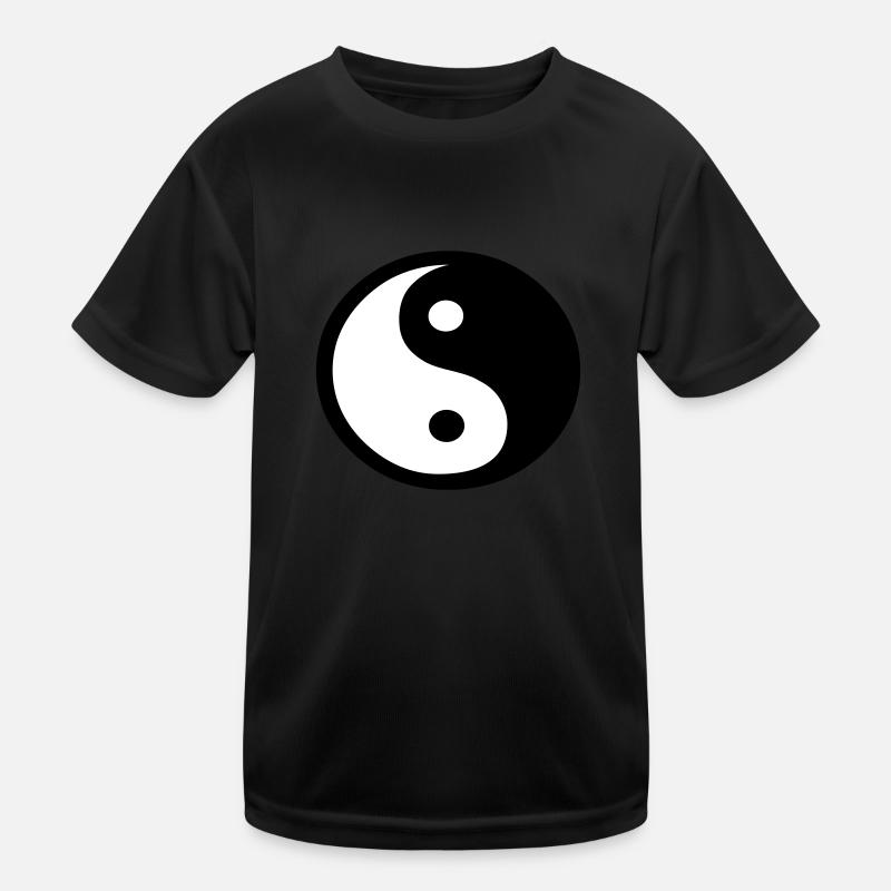 Yin und Yang (V) Kinder Funktions-T-Shirt