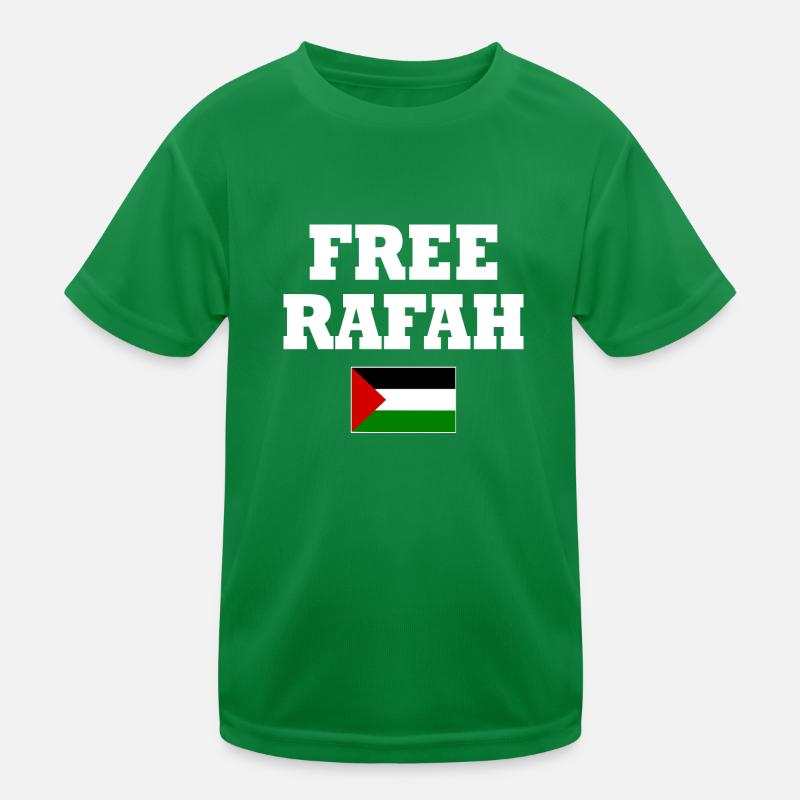 Free rafah Kinder Funktions-T-Shirt
