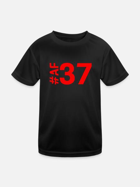 AF37 - Kids Functional T-Shirt - black
