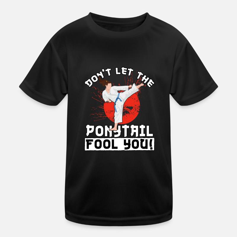 Ne vous laissez pas tromper par la queue de cheval T-shirt sport Enfant