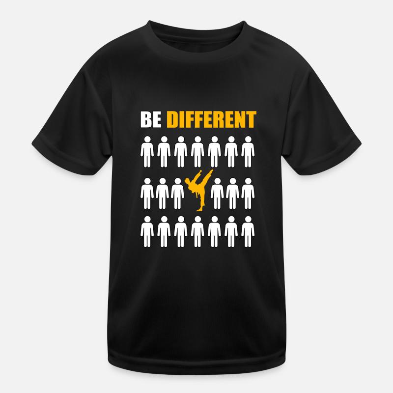 Karate be Different Kids Functional T-Shirt