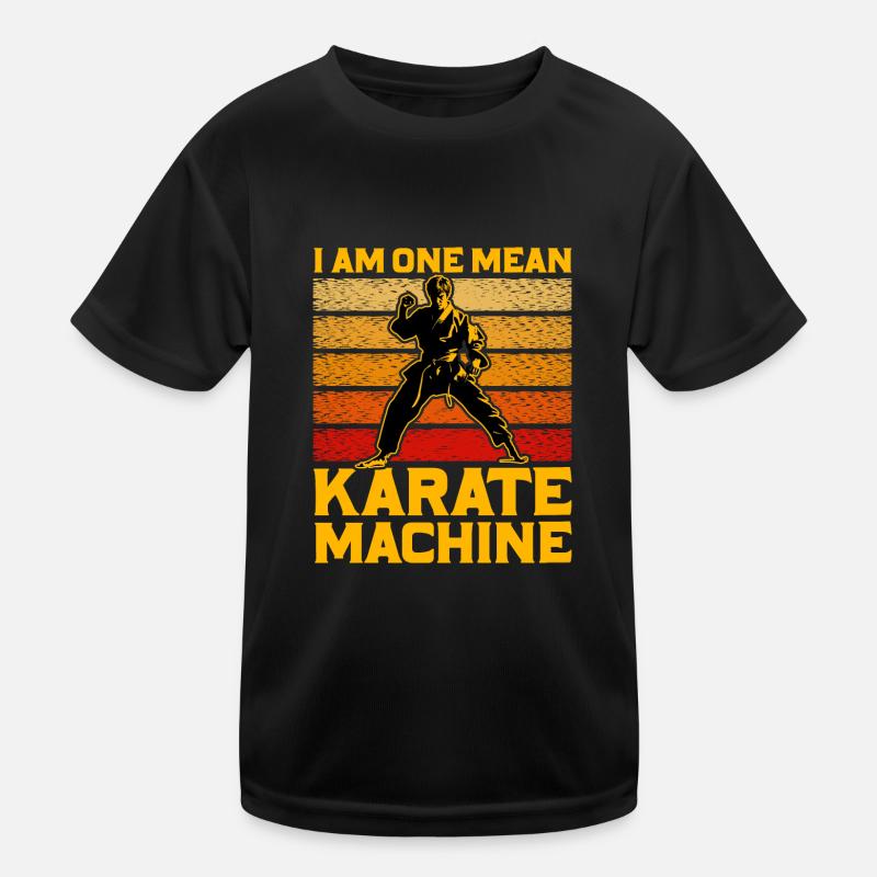 Ich bin eine gemeine Karatemaschine Kinder Funktions-T-Shirt