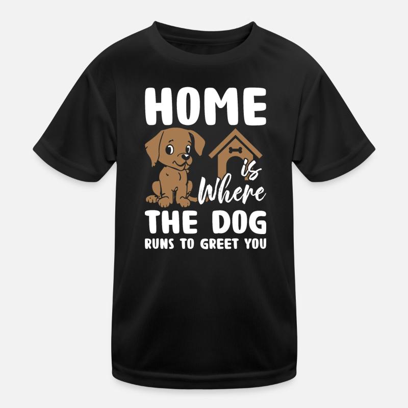 Dog Lover Kinder Funktions-T-Shirt
