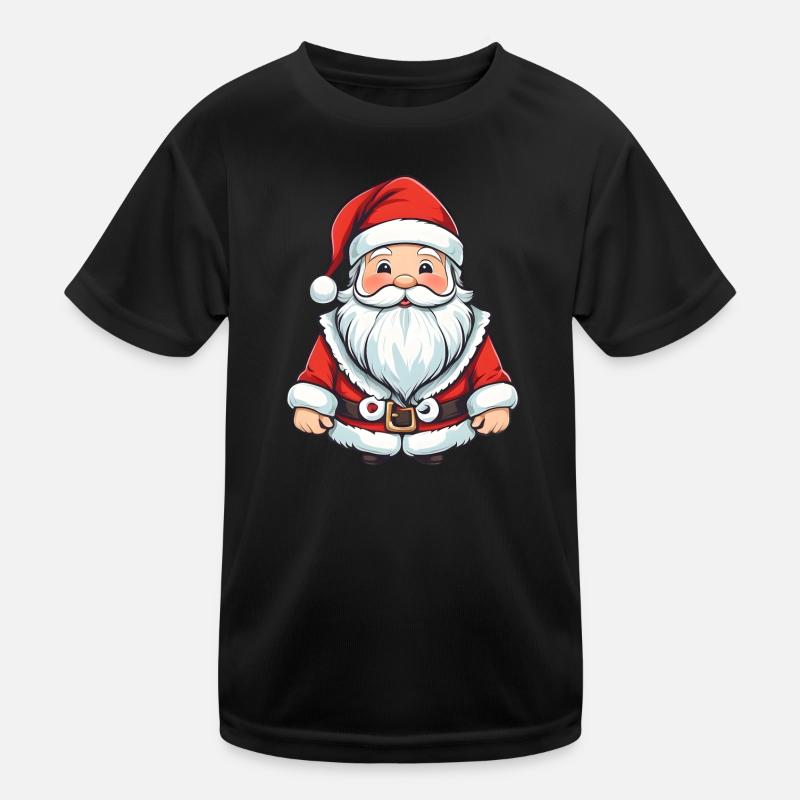 Père Noël comique T-shirt sport Enfant
