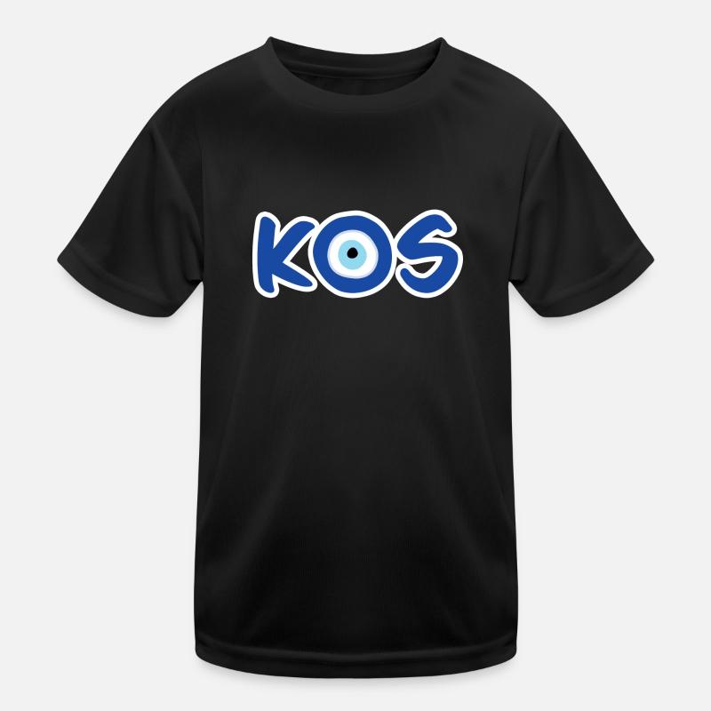 Nazar - Kos - Kids Functional T-Shirt - black