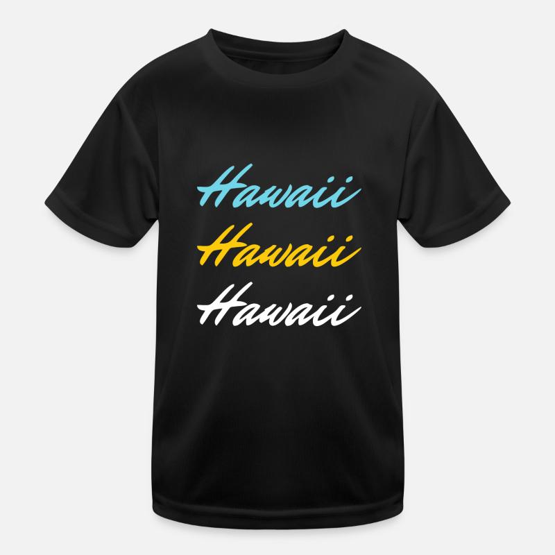 Hawaii farbig Kinder Funktions-T-Shirt