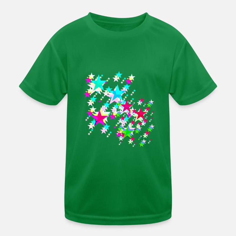 Sterne,stern, bunte Sterne Kinder Funktions-T-Shirt